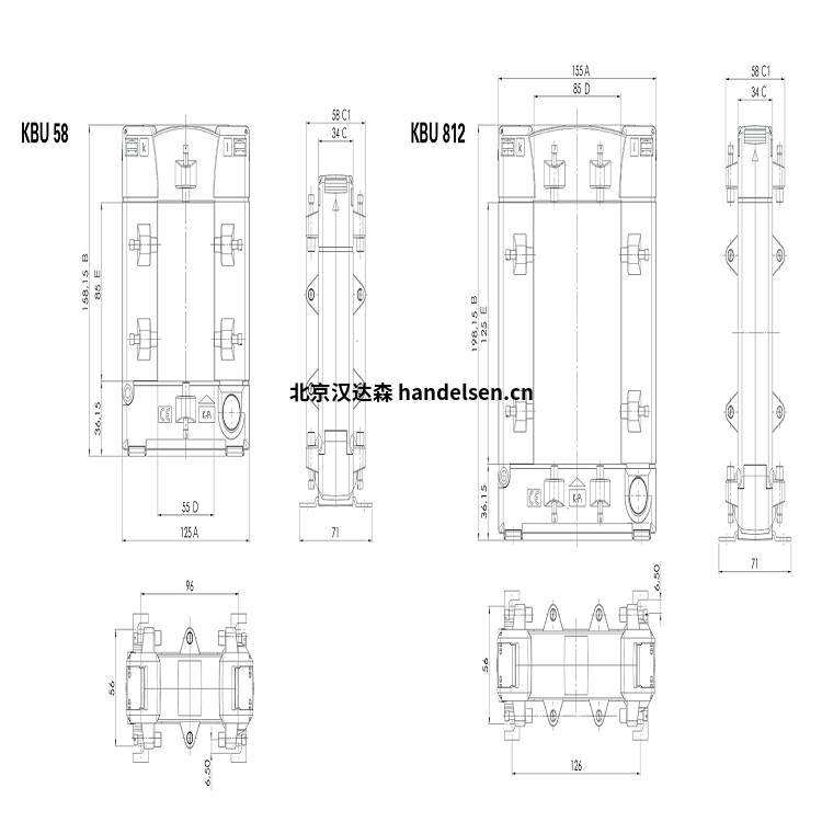Janitza電纜分芯式電流互感器KBU58 Janitza電纜分芯式電流互感器KBU58