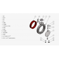 Warex DKZ APS?系列蝶閥，可在 -40 °C 至 +200 °C 的溫度范圍內使用