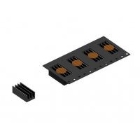 Fischer Elektronik  ICK SMD A 貼片式散熱器，用于電子元件的散熱和熱管理