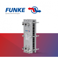 FUNKE 螺栓板式換熱器，具有高熱性能，設計緊湊，投資成本低
