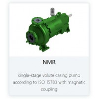 Dickow Pumpen NMR標準化學泵滾子軸承區重型設計渦殼泵