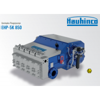 Hauhinco EHP-5K 850 五聯柱塞泵，流量可達 2109 dm3/min