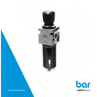 德國bar GmbH 過濾減壓閥 MW-C 型，結構緊湊，帶有集成緊固鉆