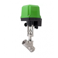 Schubert & Salzer 7310型傾斜座電動閥，適用于中性和侵蝕性介質