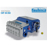 Hauhinco EHP-5K 850 五聯柱塞泵，流量可達 2109 dm/min